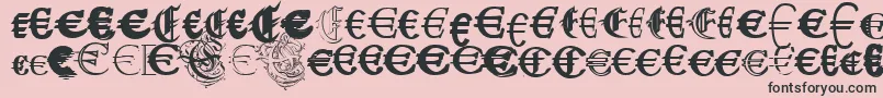 UbiqitaEuropa Font – Black Fonts on Pink Background
