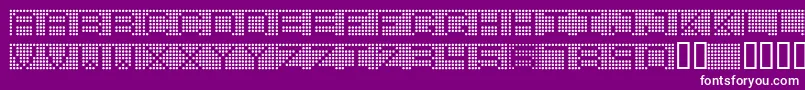 7incr Font – White Fonts on Purple Background