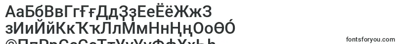 フォントQuatl – バシキール文字