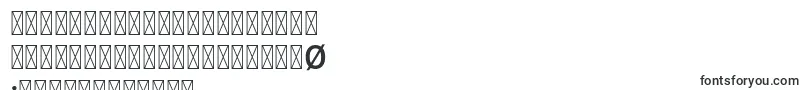 フォントQuatl – シンディ文字