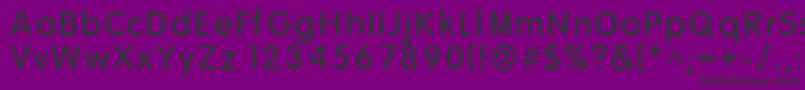 HowieSFunhouse Font – Black Fonts on Purple Background