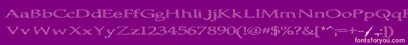 BoldlyGoOut Font – Pink Fonts on Purple Background