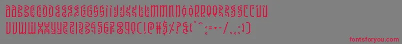 Undergroundroseexpand Font – Red Fonts on Gray Background