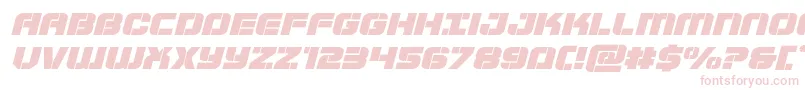 Supersubmarineexpandital Font – Pink Fonts on White Background