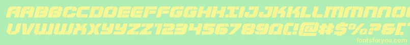 More about Supersubmarineexpandital Font Supersubmarineexpandital Font – Yellow Fonts on Green Background