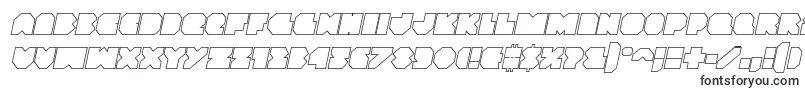 Шрифт Vxrocketoutital – фигурные шрифты