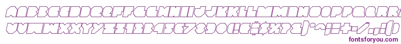 Vxrocketoutital Font – Purple Fonts