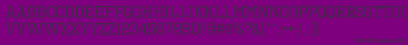 OctinsportsbkRegular Font – Black Fonts on Purple Background