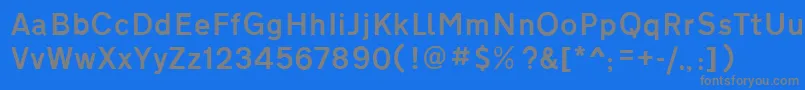 Weitere Informationen zur Roadgeek2005TransportMedium-Schriftart Roadgeek2005TransportMedium-Schriftart – Graue Schriften auf blauem Hintergrund