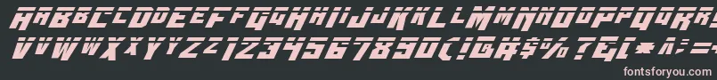 Wbv4l Font – Pink Fonts on Black Background