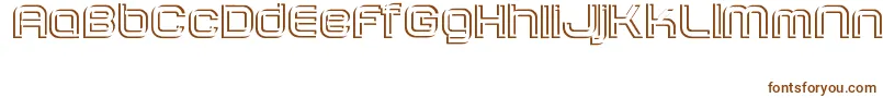 SombrasJed40 Font – Brown Fonts on White Background