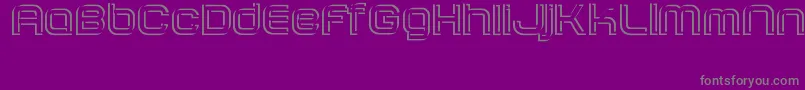 SombrasJed40 Font – Gray Fonts on Purple Background