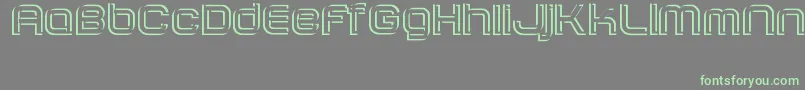 SombrasJed40 Font – Green Fonts on Gray Background