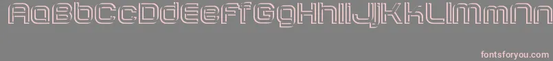 SombrasJed40 Font – Pink Fonts on Gray Background