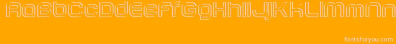 SombrasJed40 Font – Pink Fonts on Orange Background