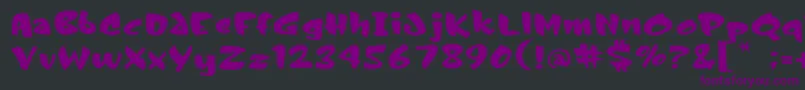 Joemax Font – Purple Fonts on Black Background