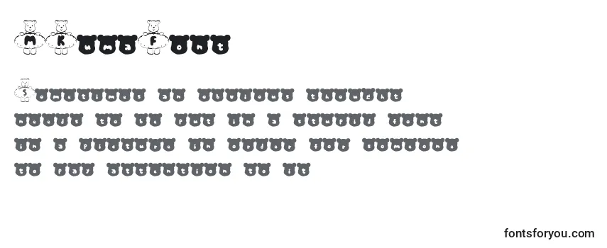 Schriftart MKumaFont