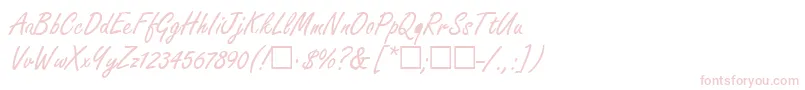 FondiaRegular Font – Pink Fonts