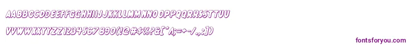 Excelsiorcomics3Dital-Schriftart – Violette Schriften