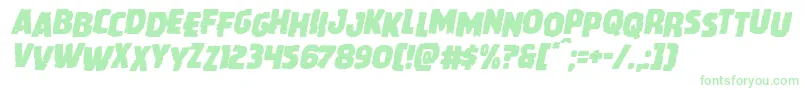 Howlinmadstagital Font – Green Fonts on White Background