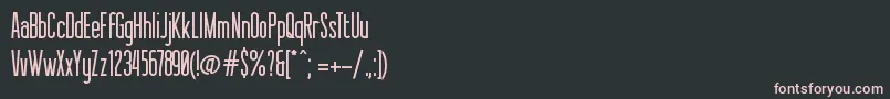 Sessions Font – Pink Fonts on Black Background