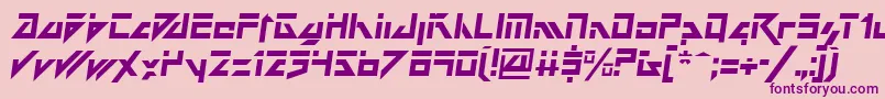More about DarkFutureItalic Font DarkFutureItalic Font – Purple Fonts on Pink Background