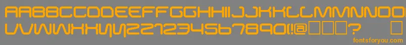 Lisätietoja Buster-fontista Buster-fontti – oranssit fontit harmaalla taustalla
