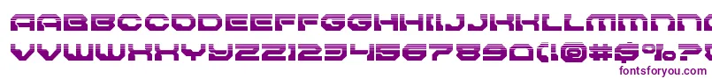 Pulsarclasssolidhalf Font – Purple Fonts on White Background