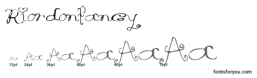 Riordonfancy Font Sizes