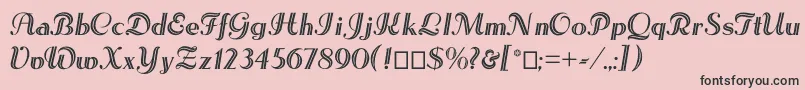 More about Lesetoiles Font Lesetoiles Font – Black Fonts on Pink Background