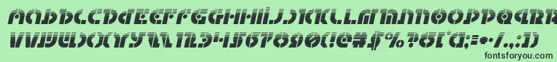 Questlokhalfital Font – Black Fonts on Green Background