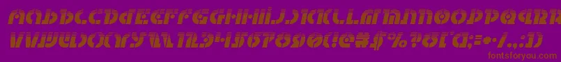 Questlokhalfital Font – Brown Fonts on Purple Background