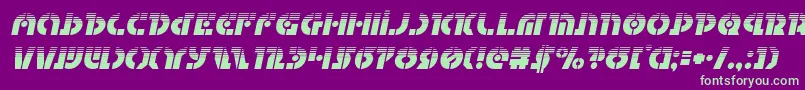 Questlokhalfital Font – Green Fonts on Purple Background