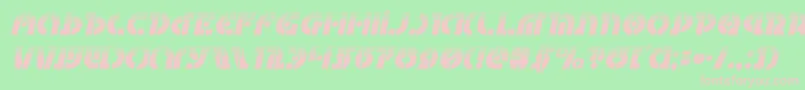 Questlokhalfital Font – Pink Fonts on Green Background