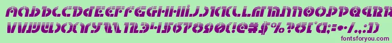 Questlokhalfital Font – Purple Fonts on Green Background