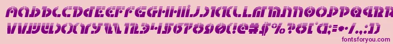 Questlokhalfital Font – Purple Fonts on Pink Background