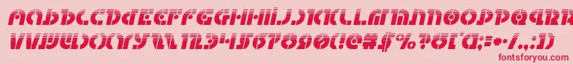 Questlokhalfital Font – Red Fonts on Pink Background