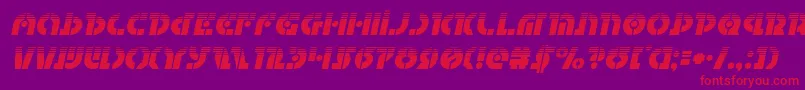 Questlokhalfital Font – Red Fonts on Purple Background
