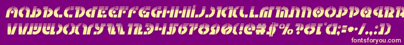 Questlokhalfital Font – Yellow Fonts on Purple Background