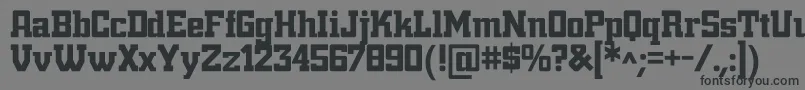 Nightbits Font – Black Fonts on Gray Background