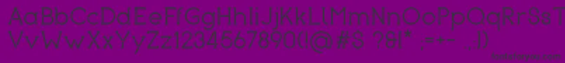 Piron Font – Black Fonts on Purple Background