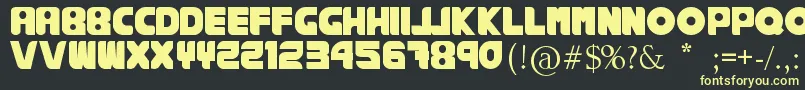 More about RankhausSuper Font RankhausSuper Font – Yellow Fonts on Black Background