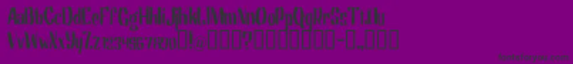 fuente MotrheadGrotesk – Fuentes Negras Sobre Fondo Morado