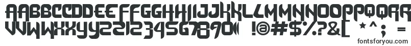 Шрифт DafunkFree – большие шрифты