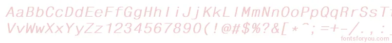 FixhelvdlBoldItalic Font – Pink Fonts