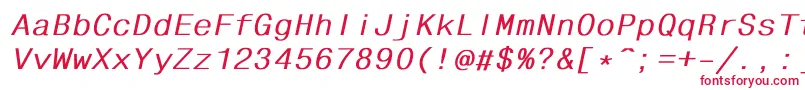 FixhelvdlBoldItalic Font – Red Fonts