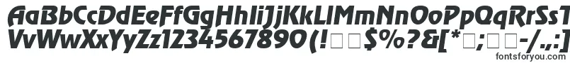AgrevuecyrItalic-fontti – Kirjainfontit