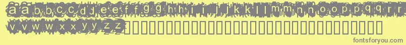 Adamn-Schriftart – Graue Schriften auf gelbem Hintergrund
