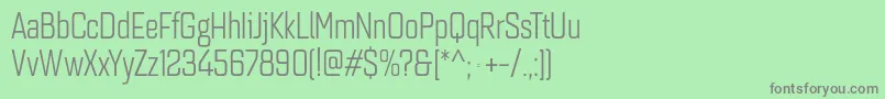 Quarcacondbook Font – Gray Fonts on Green Background