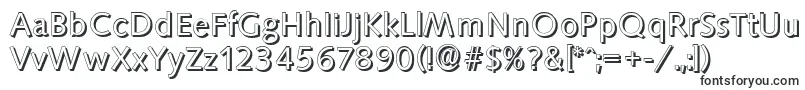 SaxonyshadowRegular Font – Transparent Fonts